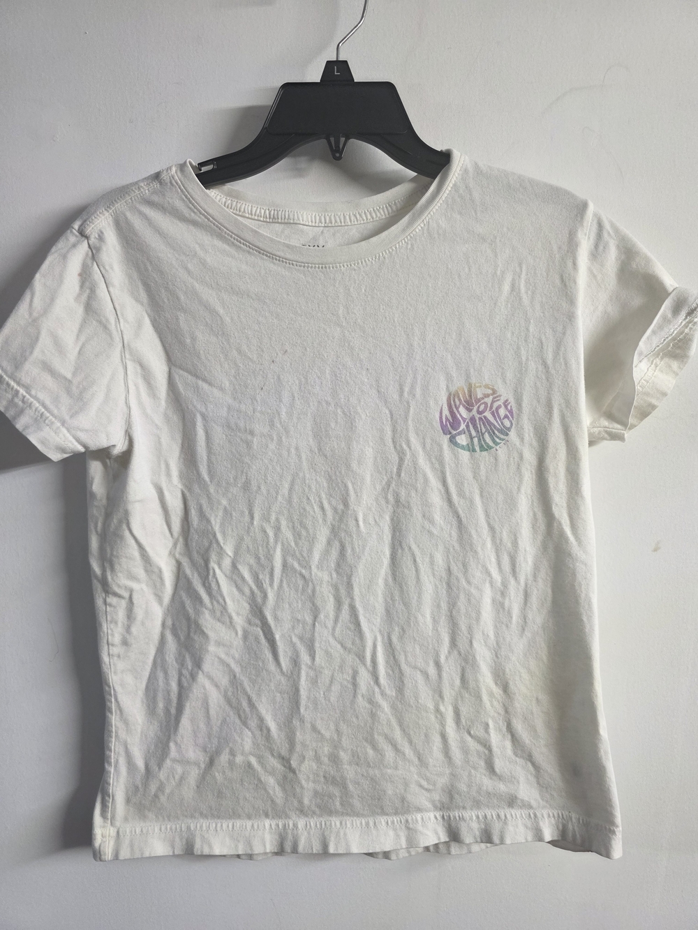 Roxy Y2k Waves Of Change White T-Shirt Size S/P